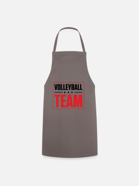 Volleyball Team - Kochschürze - Grau