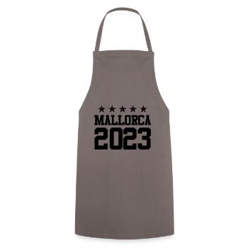 Majorque 2023 - Tablier de cuisine - gris - Devant - AI Model Male 185 dark (185cm)