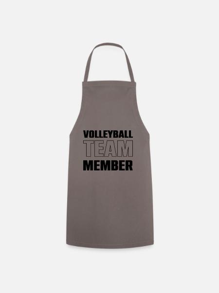 Volleyball Team - Kochschürze - Grau