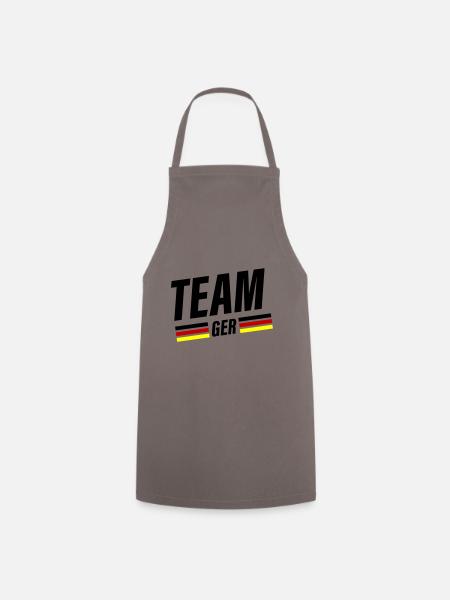 Team Germany - Kochschürze - Grau