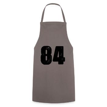 Maillot à 84 numéros - Tablier de cuisine - gris - Devant - AI Model Male 185 dark (185cm)