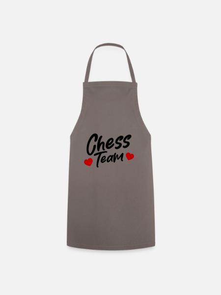 Chess Team - Kochschürze - Grau