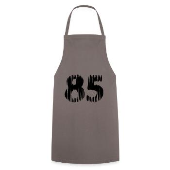 85 number jersey - Cooking Apron - grey - Front - AI Model Male 185 dark (185cm)