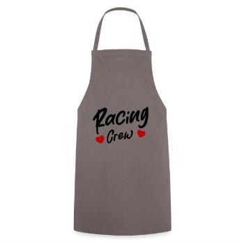 Coeur d’équipage de course - Tablier de cuisine - gris - Devant - AI Model Male 185 dark (185cm)