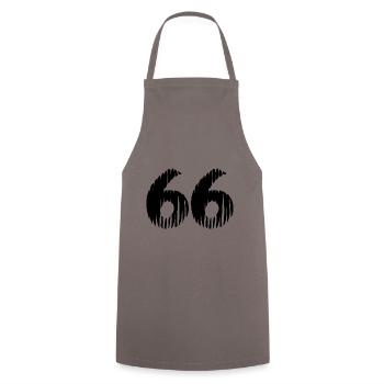 Maillot à 66 numéros - Tablier de cuisine - gris - Devant - AI Model Male 185 dark (185cm)