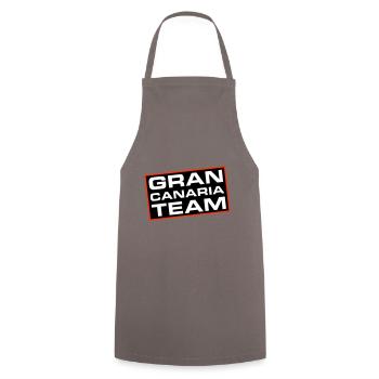 L’équipe de Gran Canaria - Tablier de cuisine - gris - Devant - AI Model Male 185 dark (185cm)