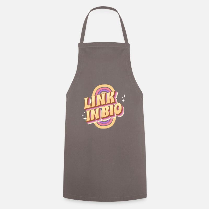 Lien dans Bio - Rainbow - Tablier de cuisine - gris