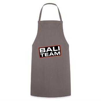 Bali Team - Cooking Apron - grey - Front - AI Model Male 185 dark (185cm)