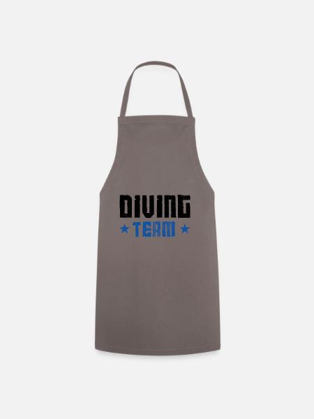 Diving Team - Kochschürze - Grau