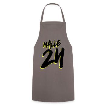 Malle 24 Mallorca - Tablier de cuisine - gris - Devant - AI Model Male 185 dark (185cm)