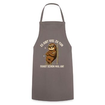 There is a lot to do, start with Fautlier - Cooking Apron - grey - Front - AI Model Male 185 dark (185cm)