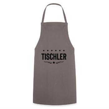 Tischler Beruf - Kochschürze - Grau - Vorne - AI Model Male 185 dark (185cm)