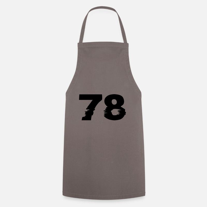 Numéro 78 - Tablier de cuisine - gris