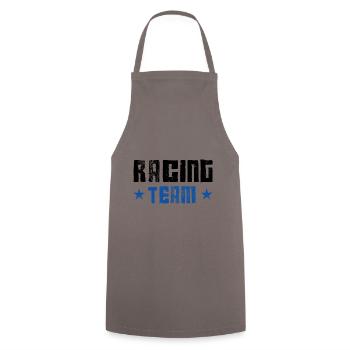 Racing Team - Cooking Apron - grey - Front - AI Model Male 185 dark (185cm)