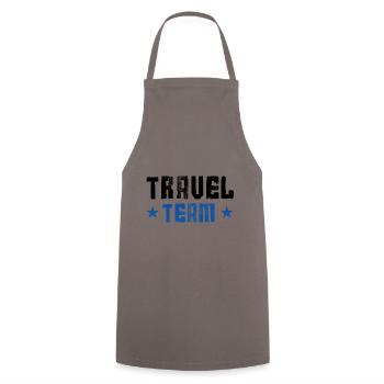 Travel Team - Cooking Apron - grey - Front - AI Model Male 185 dark (185cm)
