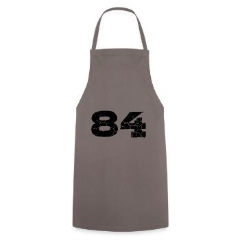 84 Zahl Trikot - Kochschürze - Grau - Vorne - AI Model Male 185 dark (185cm)