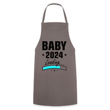 Baby 2024 Loading - Cooking Apron - grey - Front - AI Model Male 185 dark (185cm)
