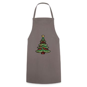 Arbre de Noël Noël - Tablier de cuisine - gris - Devant - AI Model Male 185 dark (185cm)