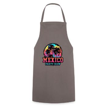 Mexico Party Crew - Cooking Apron - grey - Front - AI Model Male 185 dark (185cm)