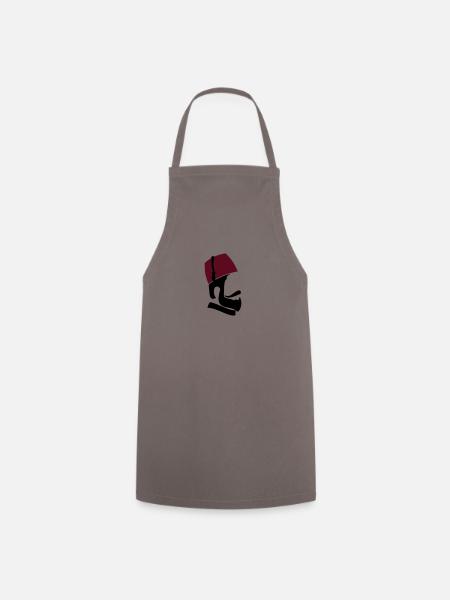 Homme ottoman - Tablier de cuisine - gris