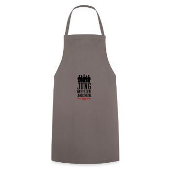 Enterrement de vie de garçon 2024 Marié Enterrement de vie de garçon - Tablier de cuisine - gris - Devant - AI Model Male 185 dark (185cm)