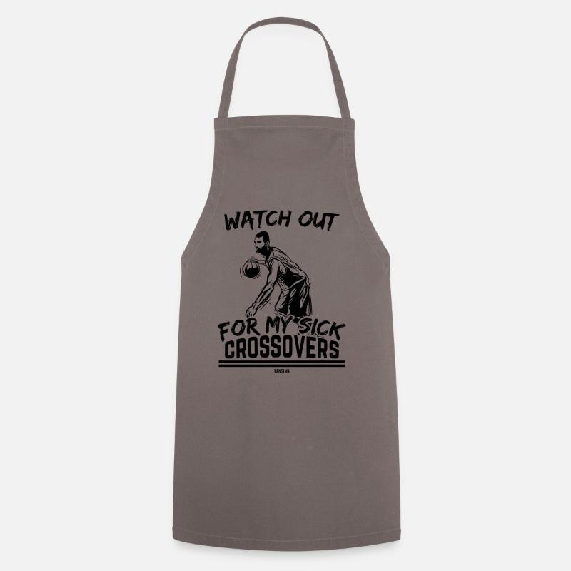 basketball - Tablier de cuisine - gris