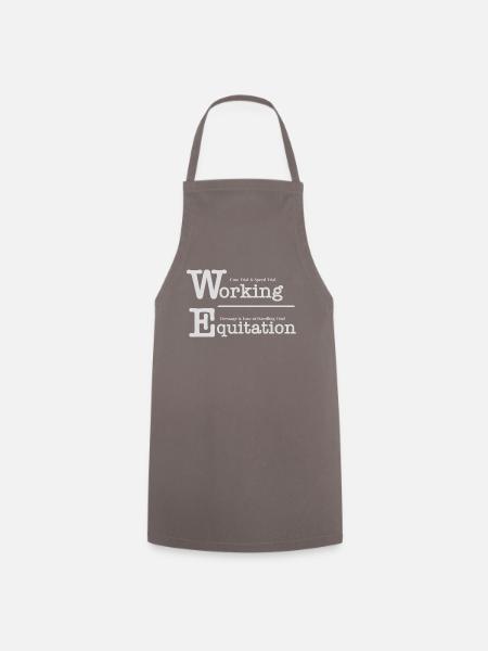 WE english white - Kochschürze - Grau