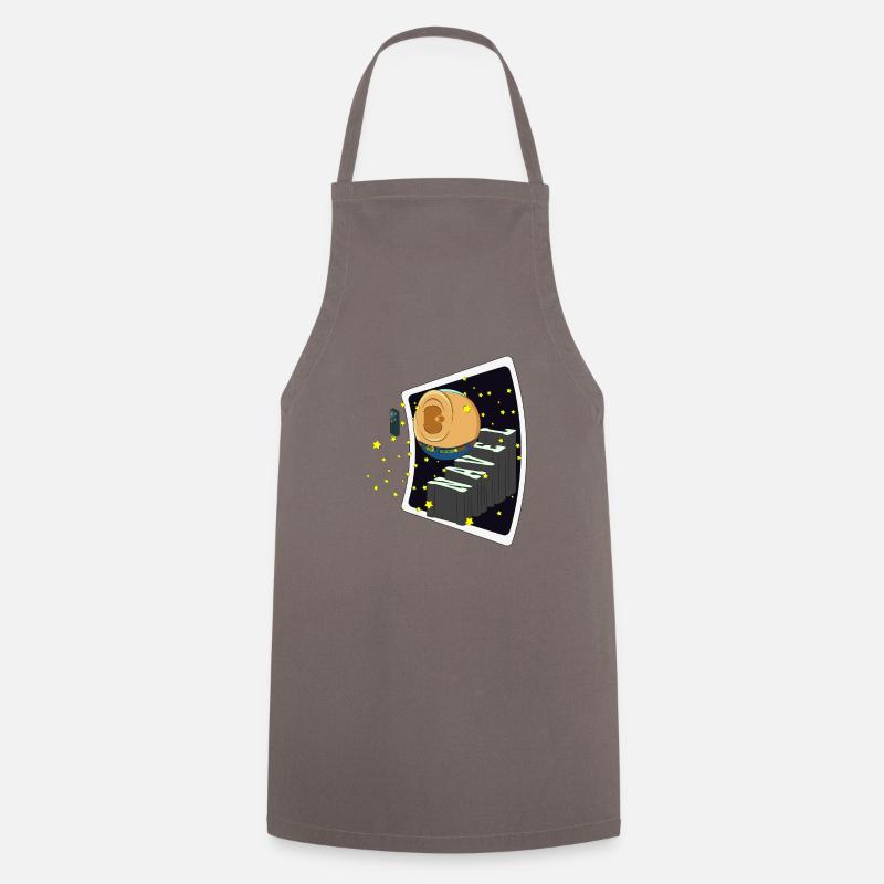 NOMBRIL POUR SELFIE - Tablier de cuisine - gris