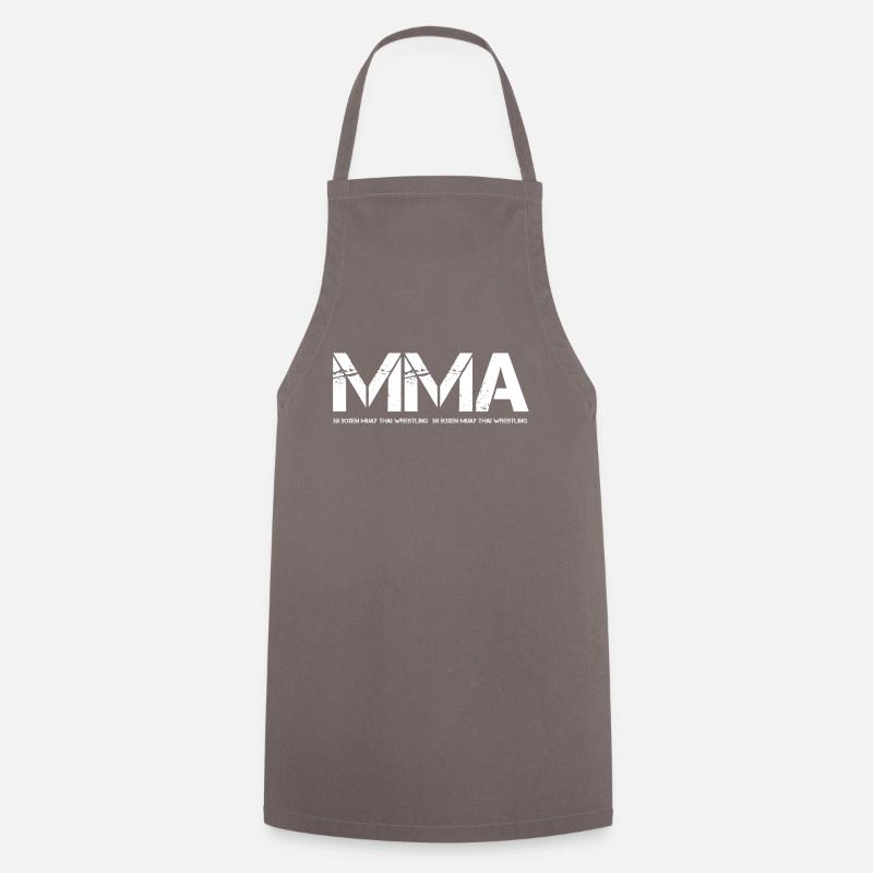 MMA - Tablier de cuisine - gris