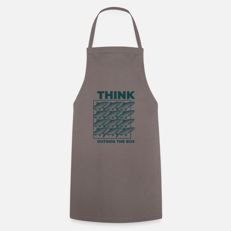 Sortir des sentiers battus - Hareng - Équipe - Solution - Tablier de cuisine - gris