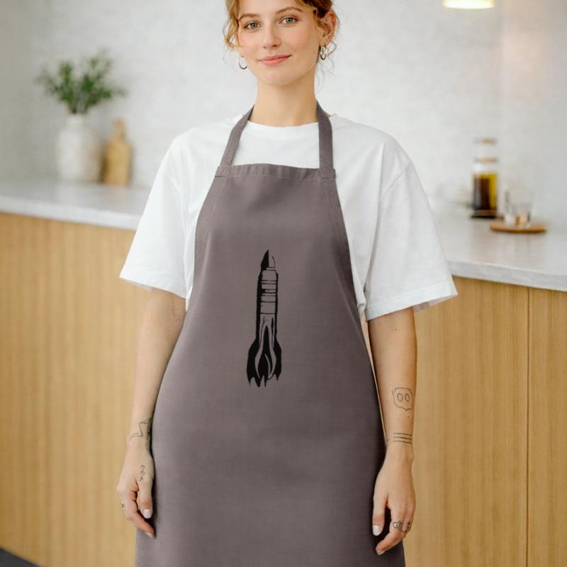 Spacecraft Rocket Space Space Flight Vector Cooking Apron