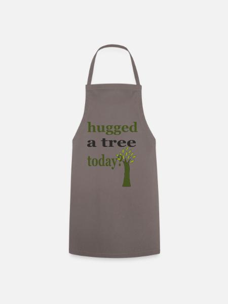 hugged a tree - Kochschürze - Grau
