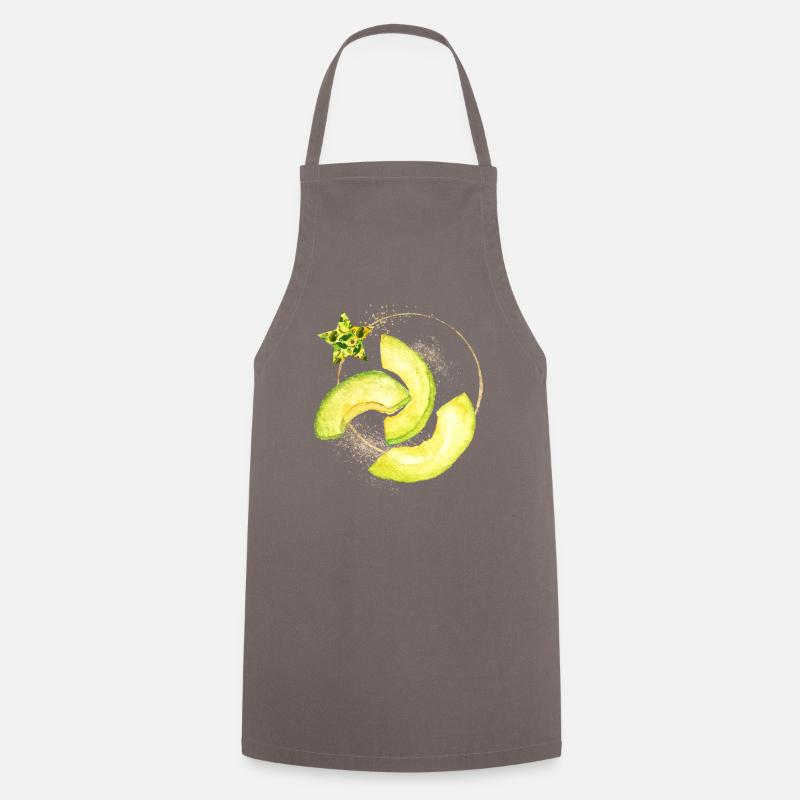 Avocado - Kochschürze - Grau