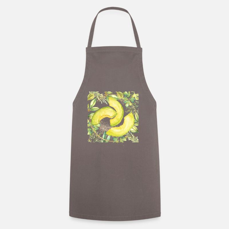 Avocat - Tablier de cuisine - gris