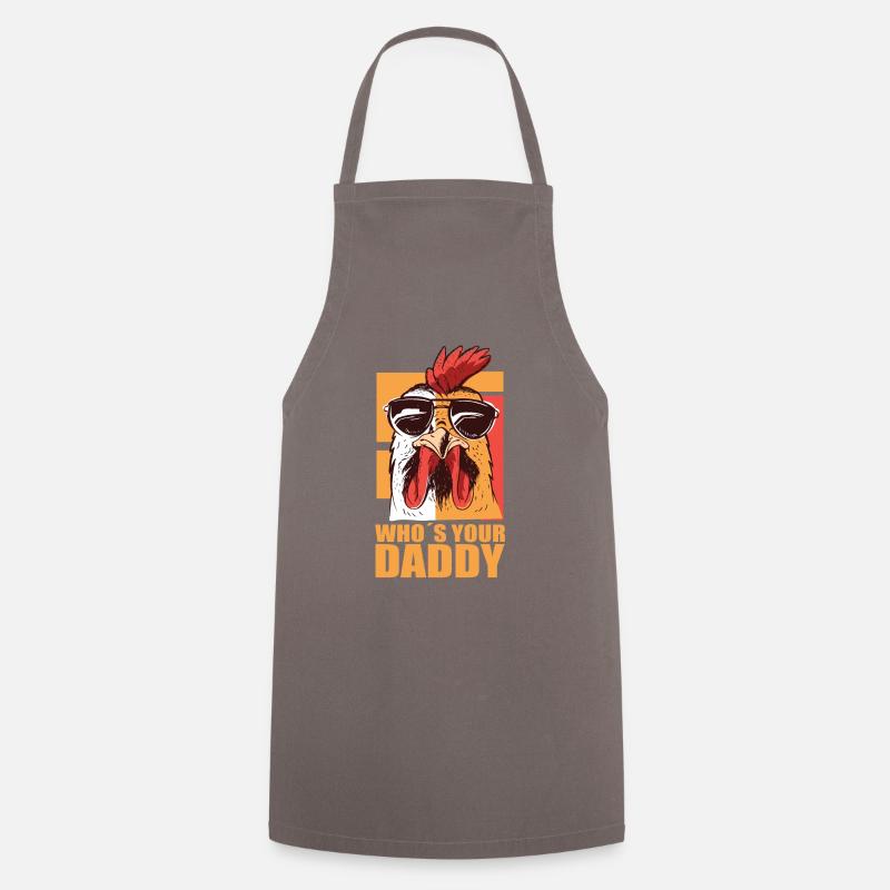 whos your daddy - Cooking Apron - grey