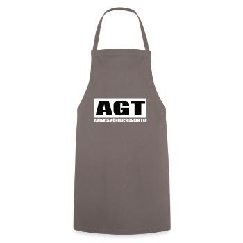 Freiwillige Feuerwehr AGT Atemschutz Geräteträger - Kochschürze - Grau - Vorne - AI Model Male 185 dark (185cm)