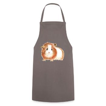 Cobayes - la chemise pour plus de porcs! - Tablier de cuisine - gris - Devant - AI Model Male 185 dark (185cm)