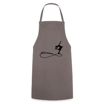 forever eiskunstlauf 1 - Kochschürze - Grau - Vorne - AI Model Male 185 dark (185cm)