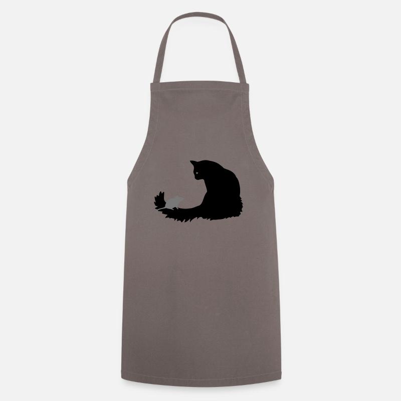 Katze und maus - Kochschürze - Grau