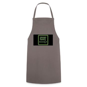 Exit - Kochschürze - Grau - Vorne - AI Model Male 185 dark (185cm)