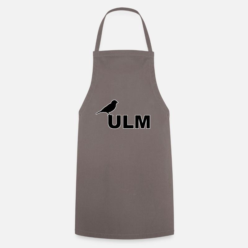 SSV ULM Ulmer Spatz Linsen mit Spätzle Schwäbisch - Kochschürze - Grau