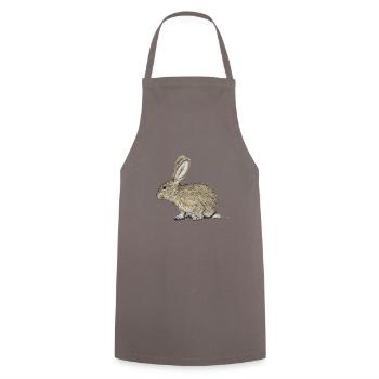 Lapin / lapin - Tablier de cuisine - gris - Devant - AI Model Male 185 dark (185cm)