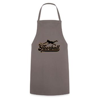 Les couleurs peuvent être modifiées | Joueur de Floorball Floorball - Tablier de cuisine - gris - Devant - AI Model Male 185 dark (185cm)