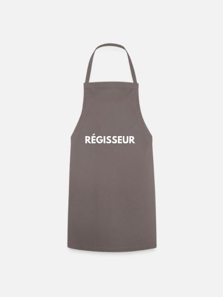 T-shirt Régisseur Spectacle - Concert - Événement - Tablier de cuisine - gris