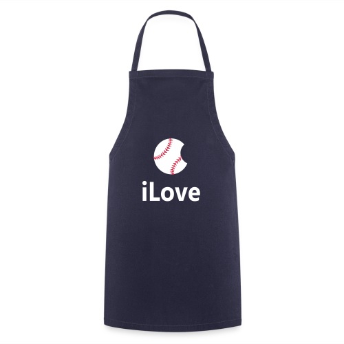 Baseball Logo iLove Baseball - Fartuch kuchenny