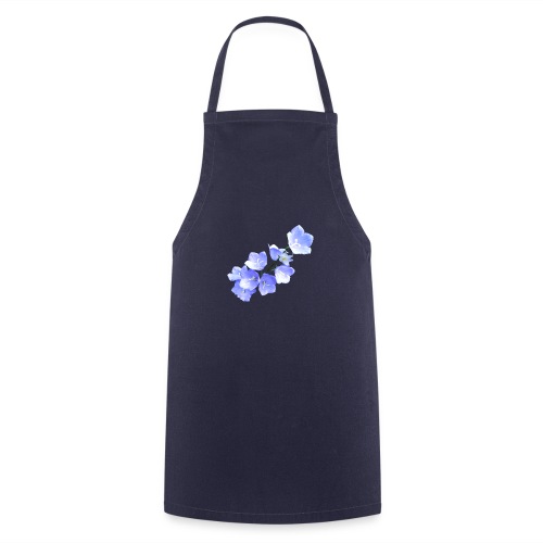 Glockenblume blau Blume - Kochschürze