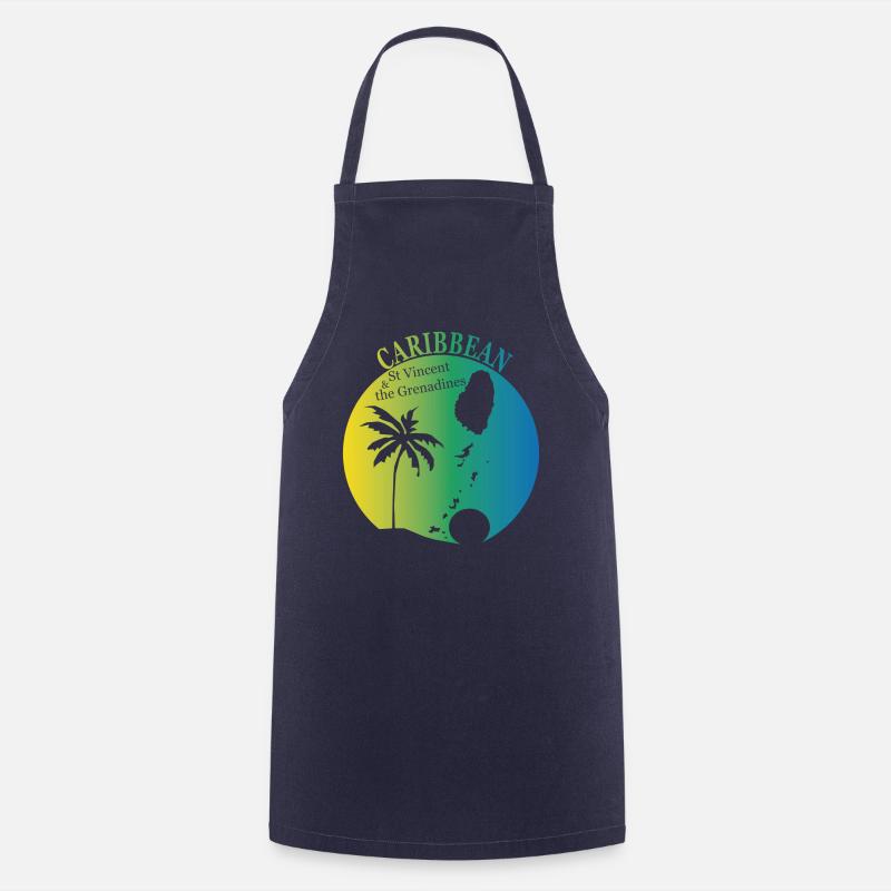 St VINCENT & LES GRENADINES - Tablier de cuisine - marine