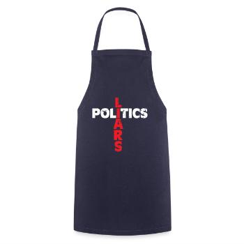 Anti Politics Gift Liar Corrupt - Cooking Apron - navy - Front - AI Model Male 185 dark (185cm)