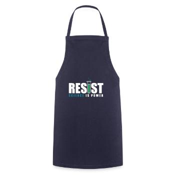 Science Gift Science - Cooking Apron - navy - Front - AI Model Male 185 dark (185cm)