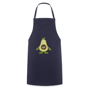 Avocado gift - Cooking Apron - navy - Front - AI Model Male 185 dark (185cm)